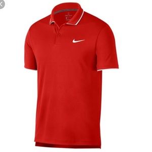 nike black polo shirt